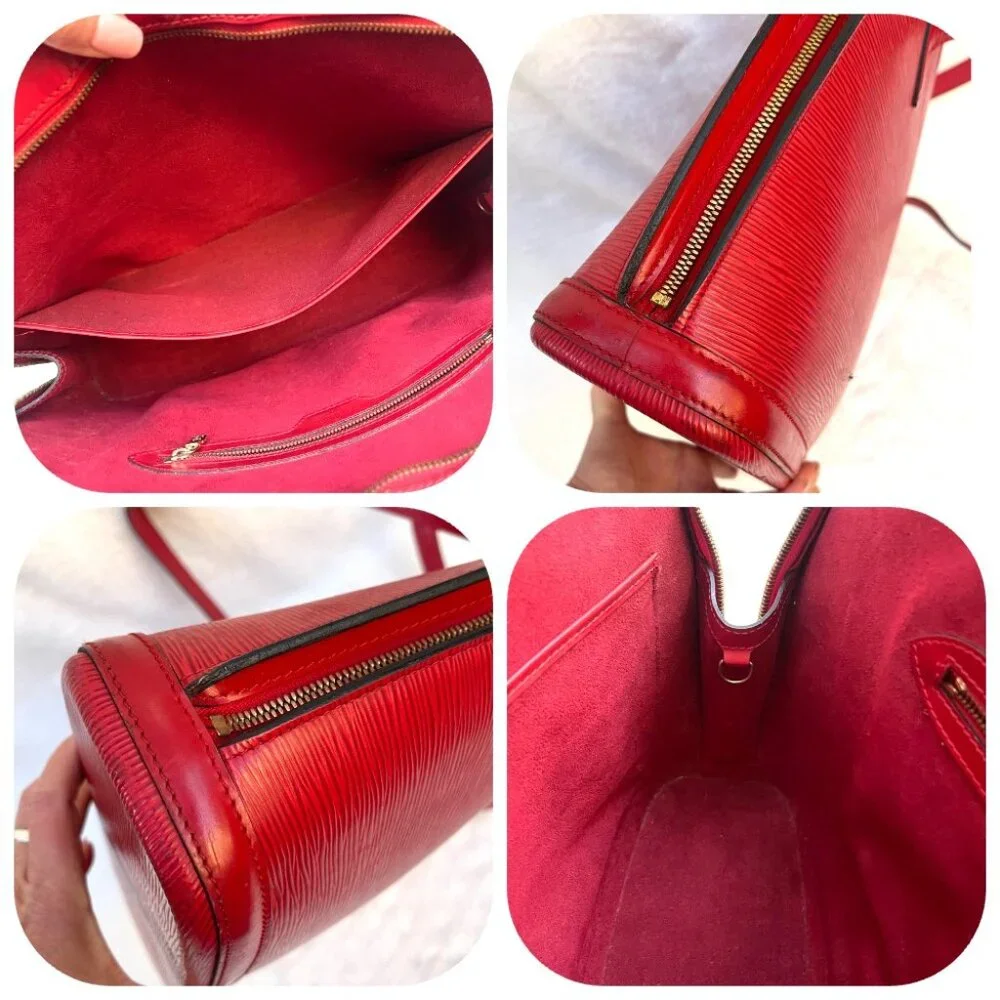 Louis Vuitton Epi Leather Red Lussac Shoulder bag
